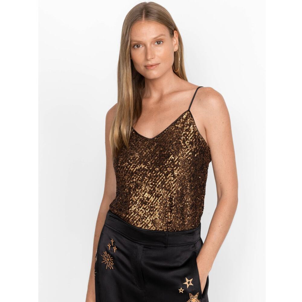 NEW Johnny Was Toto Sequin Cami $198, Siz XL